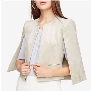 BCBGMaxAzria faux suede capelet